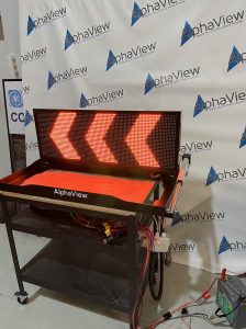 Small VMS sign for the top of the vehicles