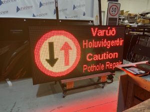 Large VMS for the truck