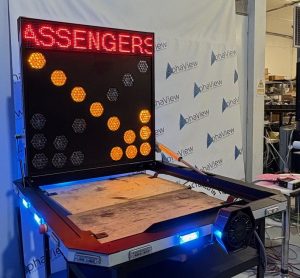 Arrow sign for Emergency vechiles