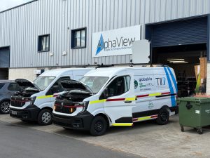 Renault master EV with VMS