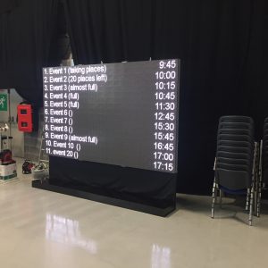 Big Screen hire for exhibitions