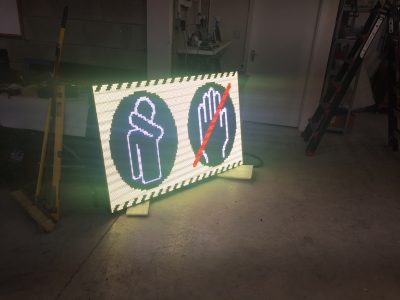 Health and safety LED Sign, Accident free days counter
