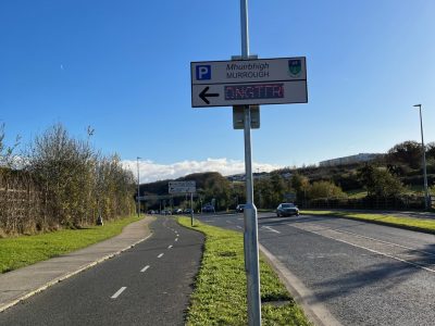 Aluminium front public car park sign in Wicklow, small and large programmable LED signs for business, LED programmable signs, LED message signs, LED scrolling signs