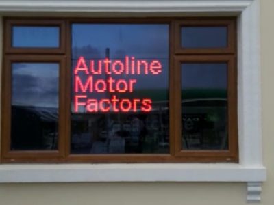 Autoline motor factors front window LED screen
